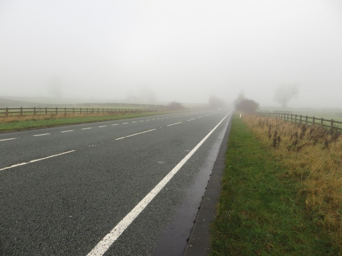 The A66 road at Thornthwaite