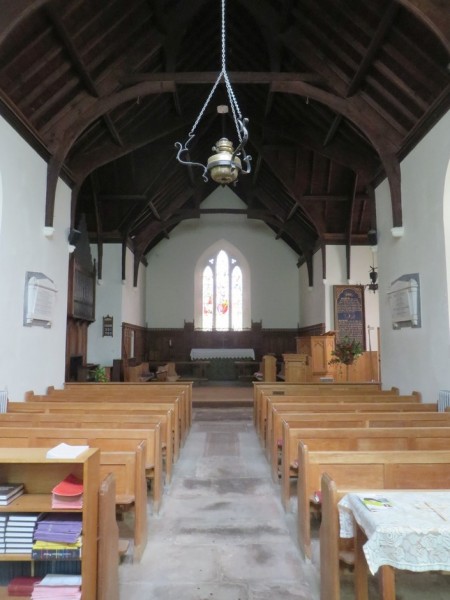 Inside St Mary's, Thornthwaite