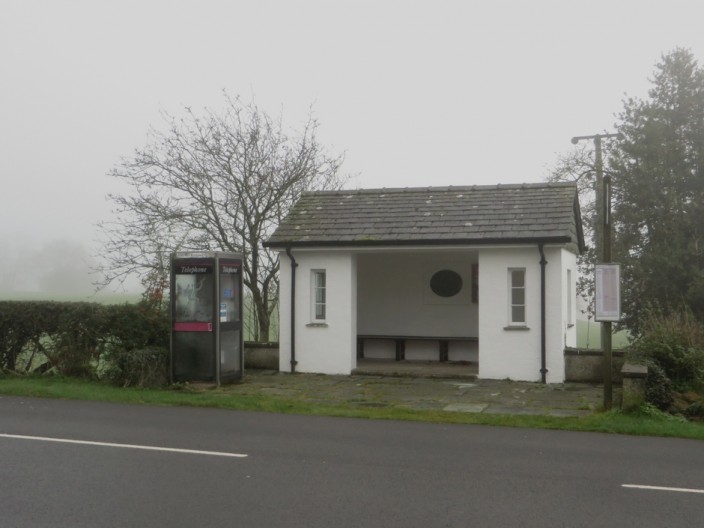 Bus stop in Thornthwaite