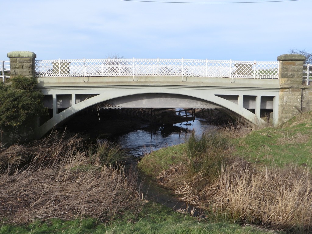 An ornate bridge over the Waren burn