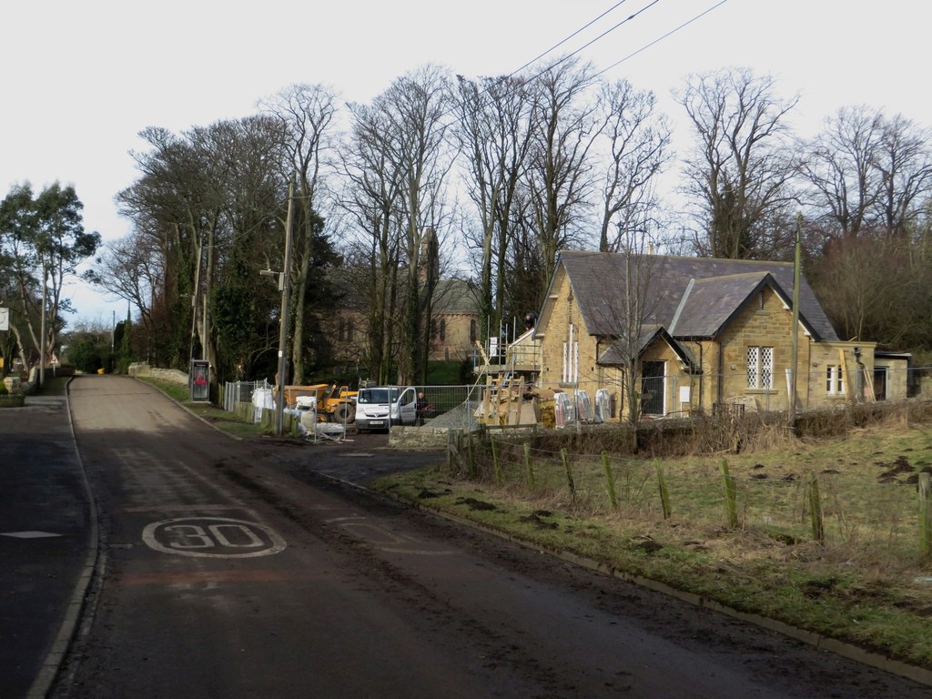 The main street through Lucker