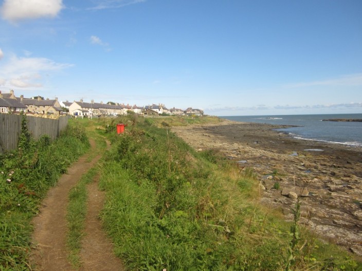 The Northumberland Coast Path at Craster