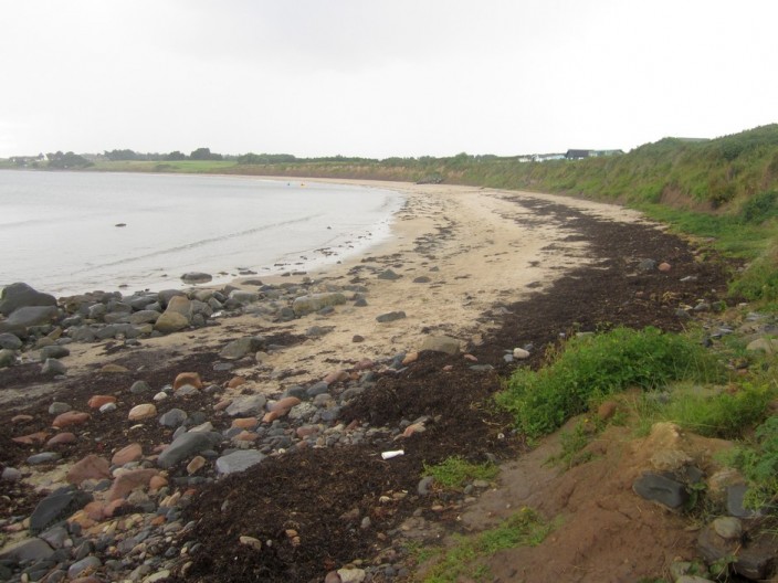 The beach south of Seaton House 