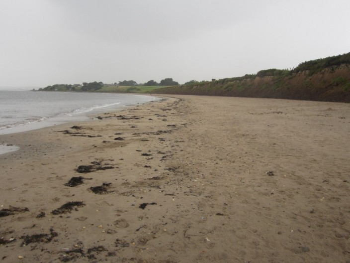 The beach south of Seaton House