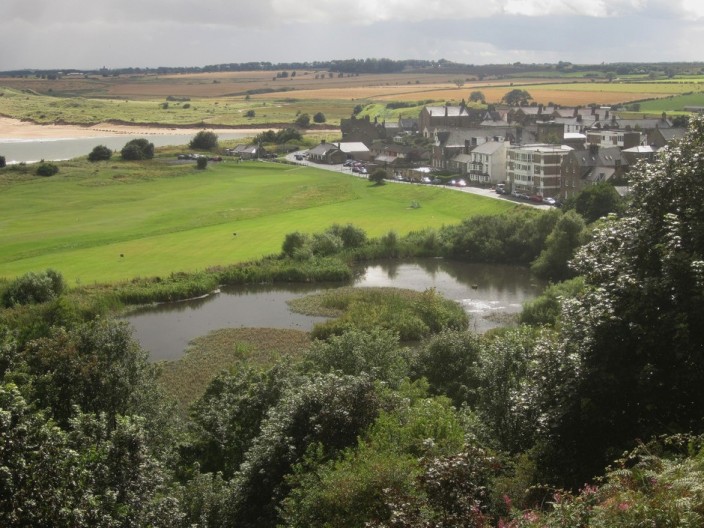 Looking south over Alnmouth