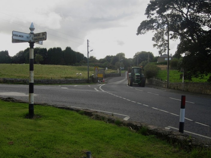 Entering Longhoughton