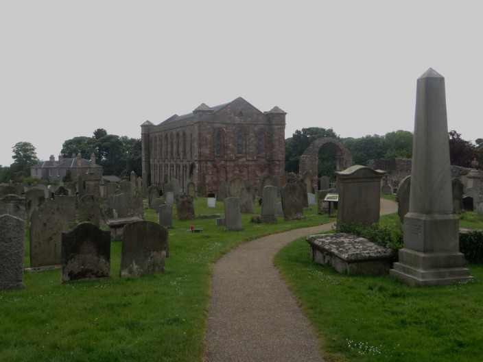 The grounds of Coldingham Priory
