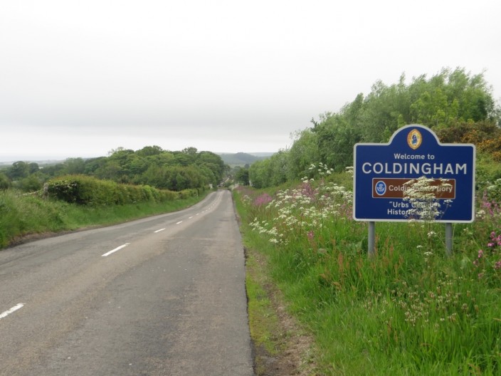 Entering Coldingham