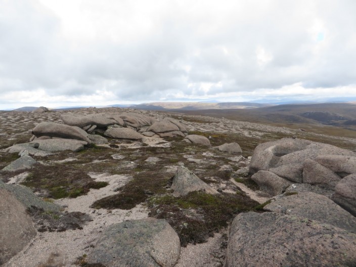 Exposed rock on Creag Mhor