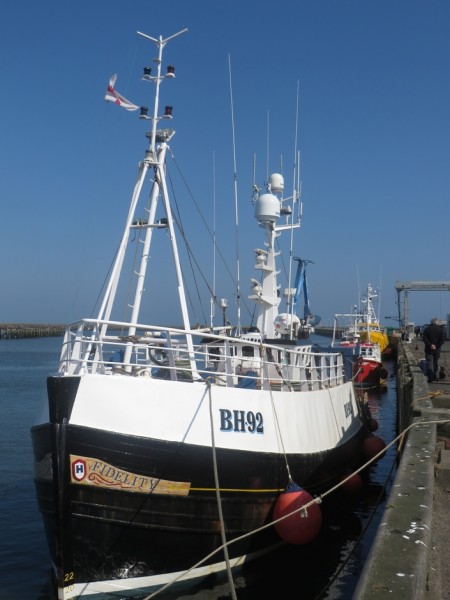 Fishing boat at Amble