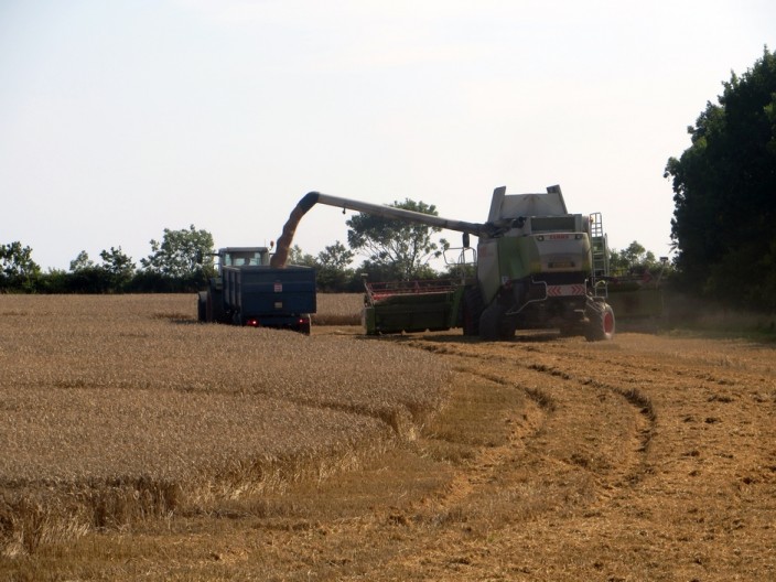 Combine at Tughall