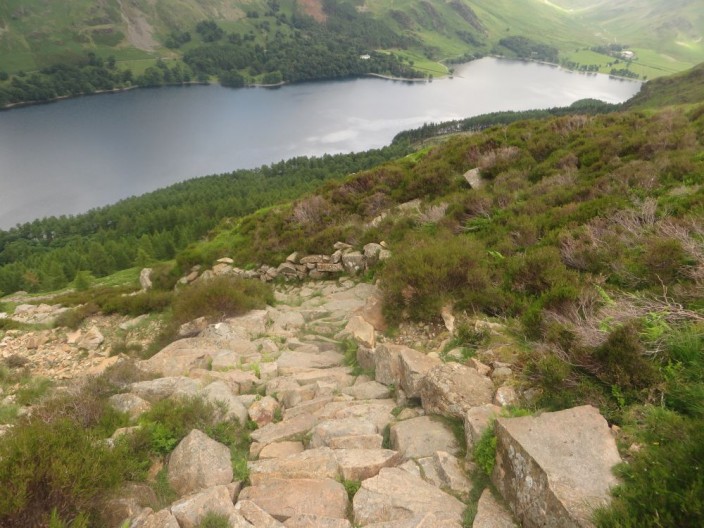 stone pitched path